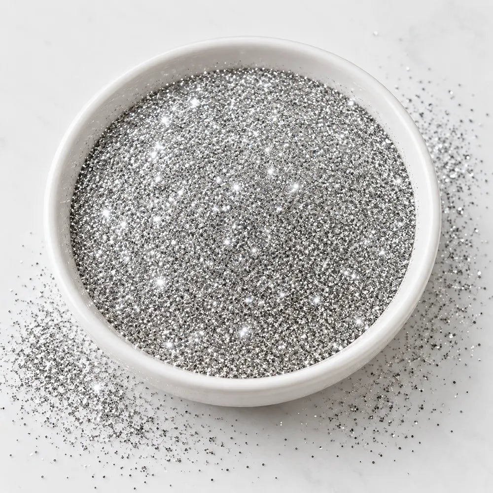 Glitter Ασημί 250gr – 23361