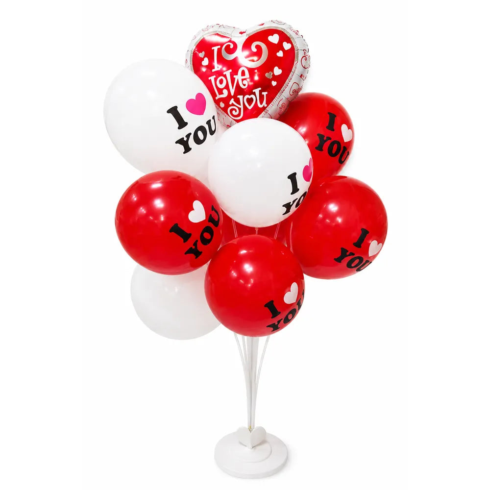 Μπουκέτο Μπαλονιών I Love You με Βάση – 23370-1