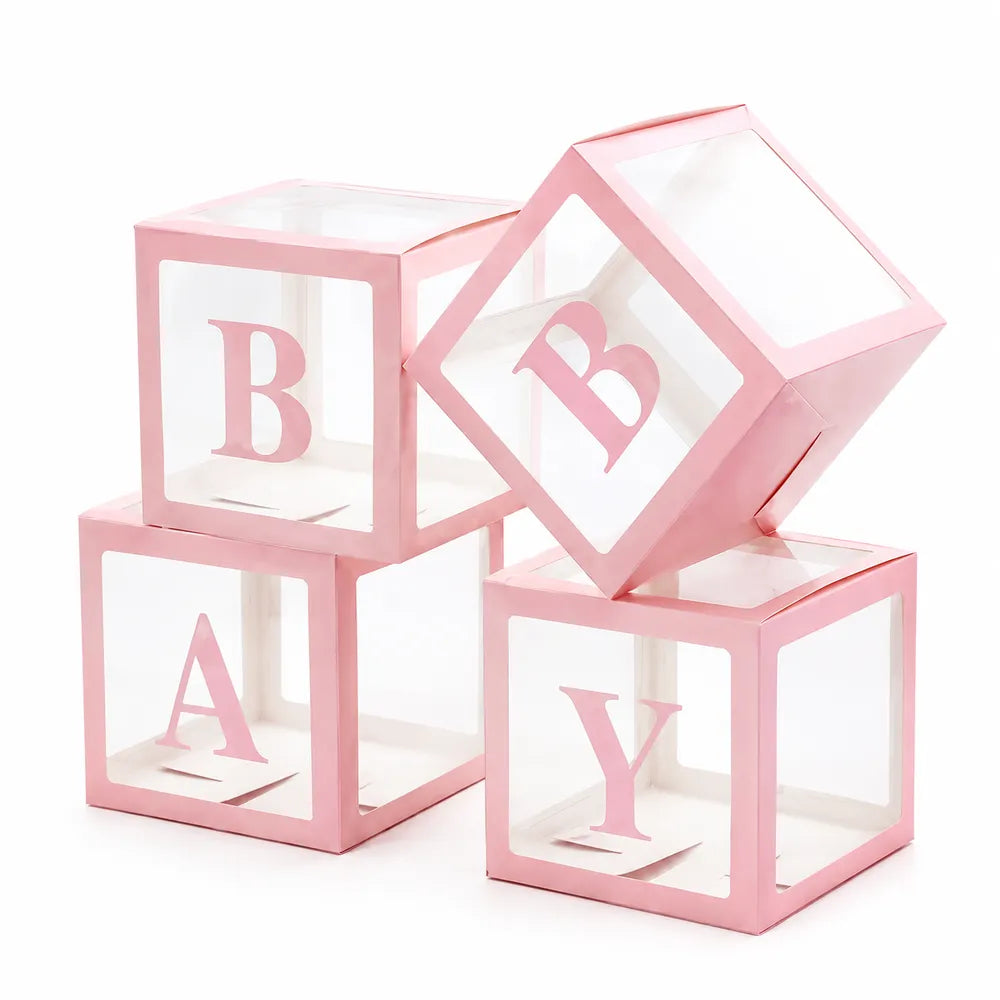 Διάφανα Κουτιά BABY Ροζ – 23708