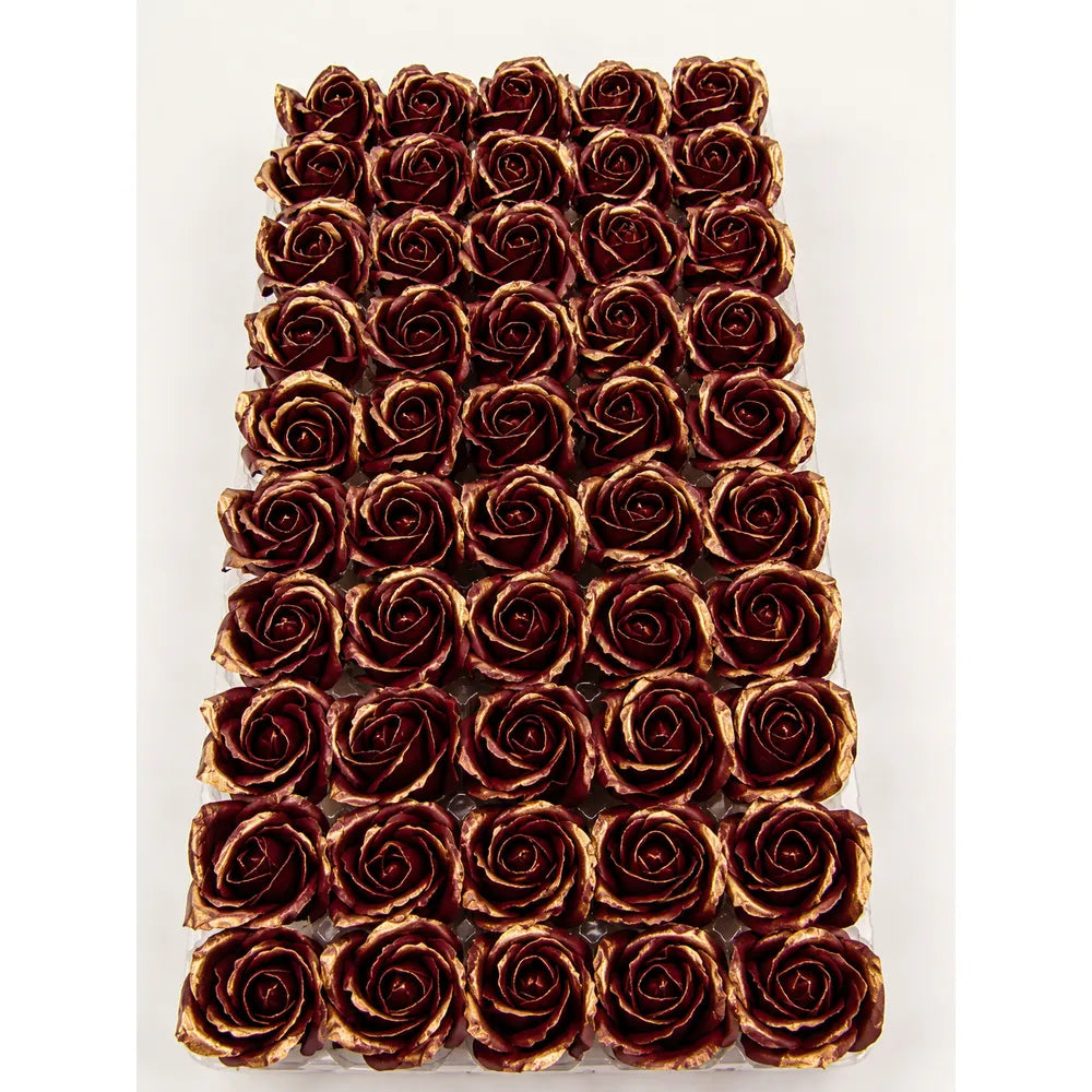 Soap Flowers Τριαντάφυλλα Καφέ – 23824-1