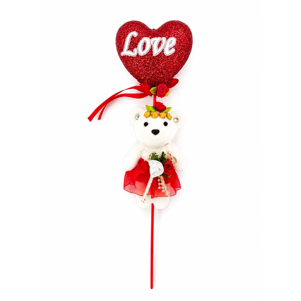 Pick Καρδιά Love με Αρκουδάκι – 24530
