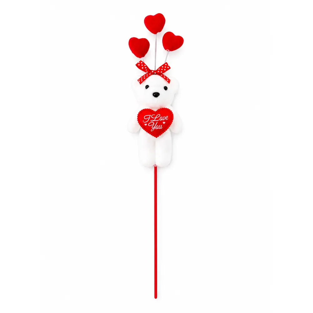 Pick Αρκουδάκι με Μπαλόνια Καρδιές I Love You – 25310