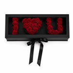 Ορθογώνιο Κουτί I Love You με Τριαντάφυλλα – 25620