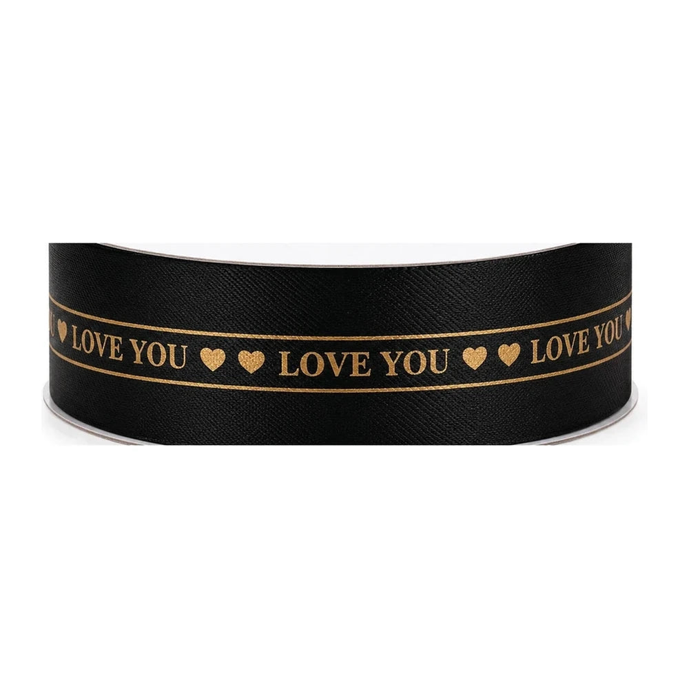 Κορδέλα ECO Love You Μαύρη – 25674