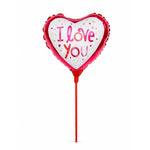 Μπαλόνι Foil Καρδιά I Love You σε Στικ – 26160