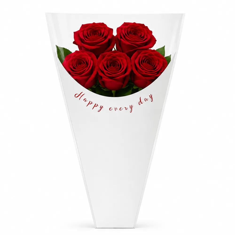 Θήκη Λουλουδιών Λευκή Happy Every Day – 26467