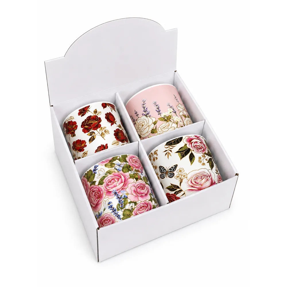 Κεραμικό Κασπώ με Floral Σχέδια – 27096