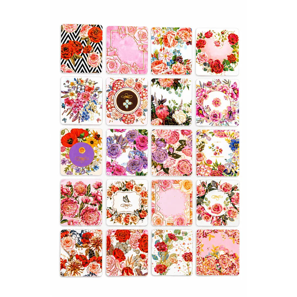 Κάρτες Ευχών Τετράγωνες Floral Τριαντάφυλλα – 27141