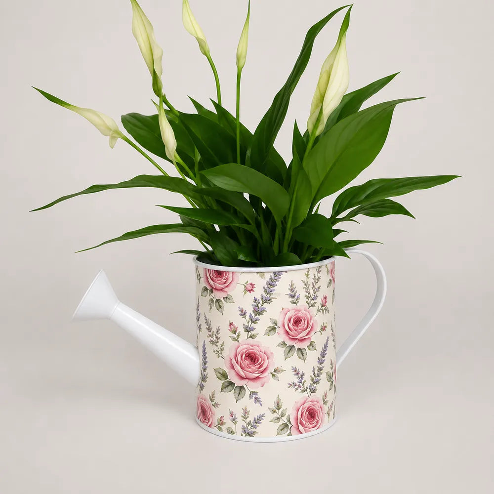 Μεταλλικό Ποτιστήρι Μικρό Floral Roses – 27601
