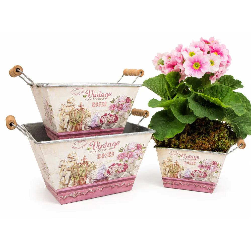 Μεταλλικό Σετ Κασπώ Vintage Roses 3 Τεμαχίων – 61003
